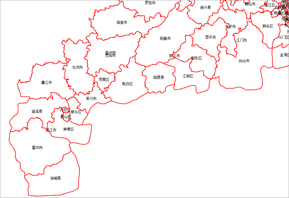 区县级行政面