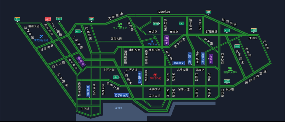 路况简图